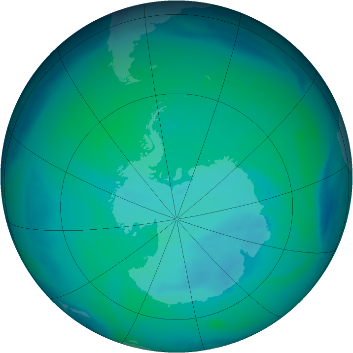 Ozone Map 2006-12-25